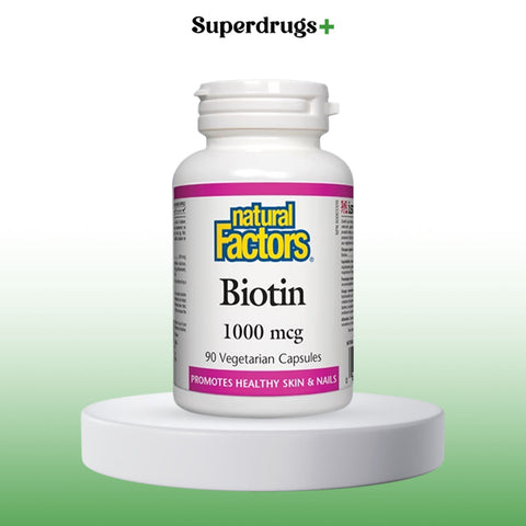 Natural Factors Biotin 1000mcg Capsules 90s