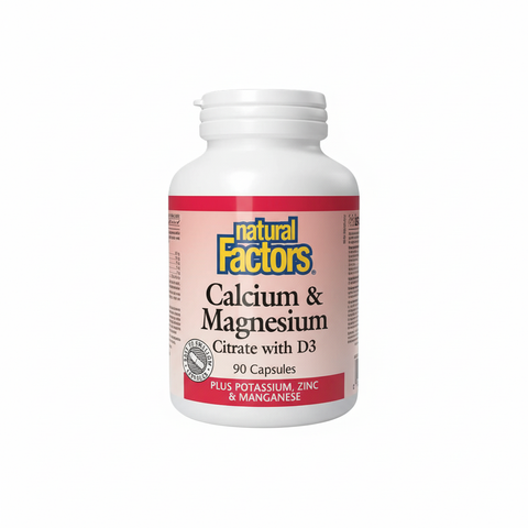 Natural Factors Calcium & Magnesium Tablets 90s