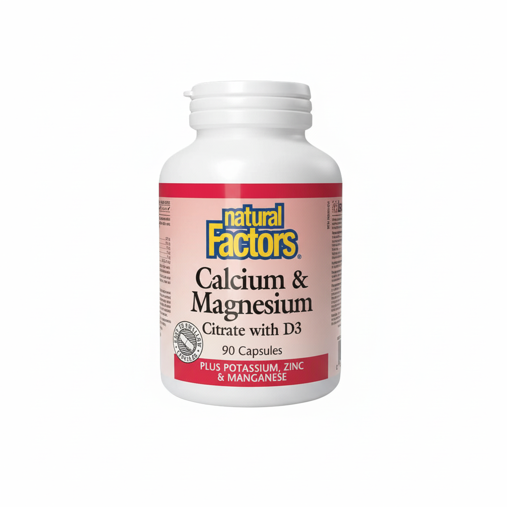 Natural Factors Calcium & Magnesium Tablets 90s