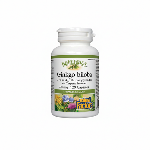 Natural Factors Ginkgo Biloba Capsules 120s