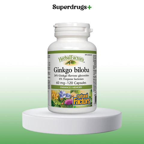 Natural Factors Ginkgo Biloba Capsules 120s