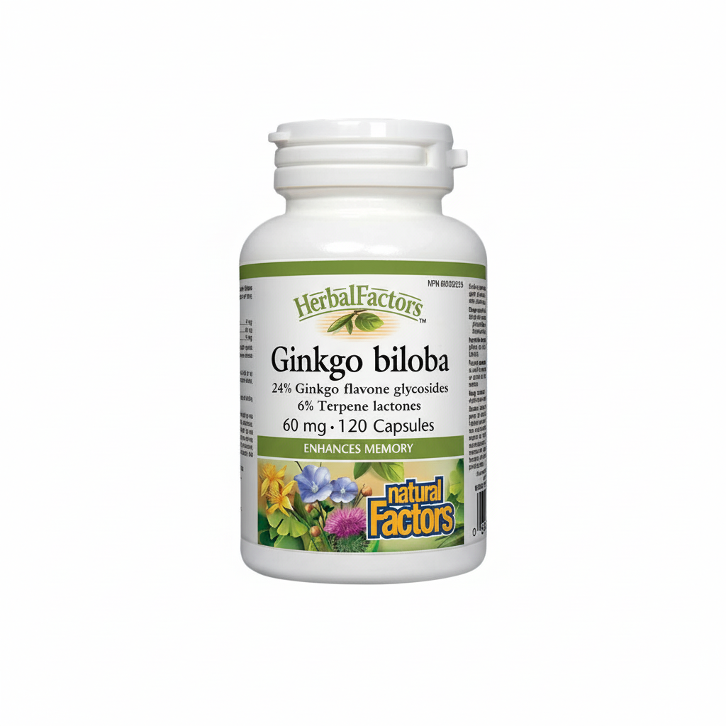 Natural Factors Ginkgo Biloba Capsules 120s