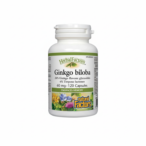 Natural Factors Ginkgo Biloba Capsules 120s