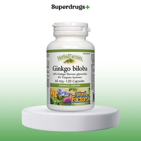 Natural Factors Ginkgo Biloba Capsules 120s