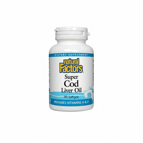 Natural Factors Super Cod Liver Oil Softgel 90s