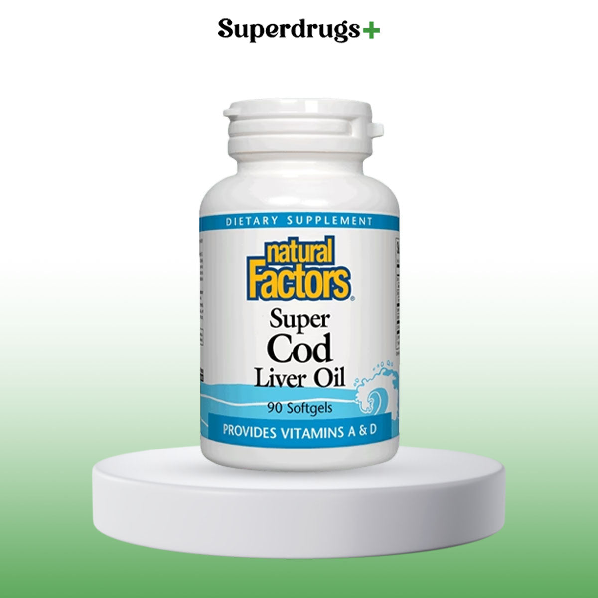Natural Factors Super Cod Liver Oil Softgel 90s