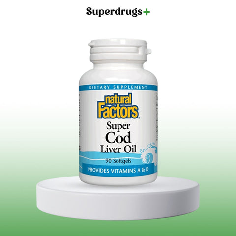 Natural Factors Super Cod Liver Oil Softgel 90s