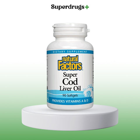 Natural Factors Super Cod Liver Oil Softgel 90s