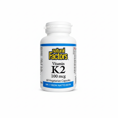 Natural Factors Vitamin K2 100mcg Capsules 60s