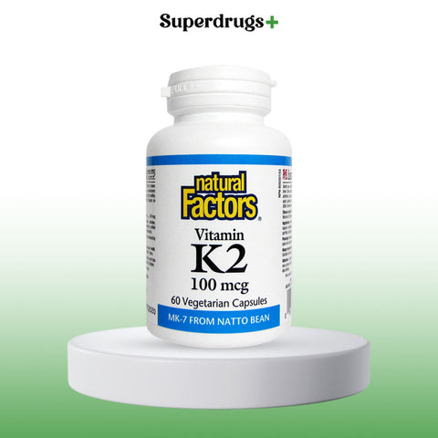 Natural Factors Vitamin K2 100mcg Capsules 60s
