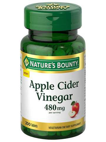 Nature's Bounty Apple Cider Vinegar 480mg Tablet 200s