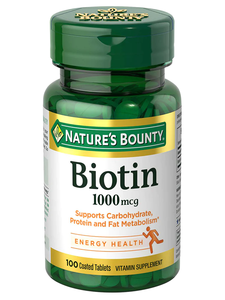 Nature's Bounty Biotin 1000mcg Tablets 100s