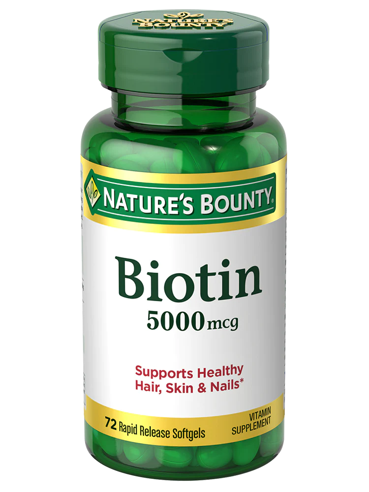 Nature's Bounty Biotin 5000mcg Softgels 72s