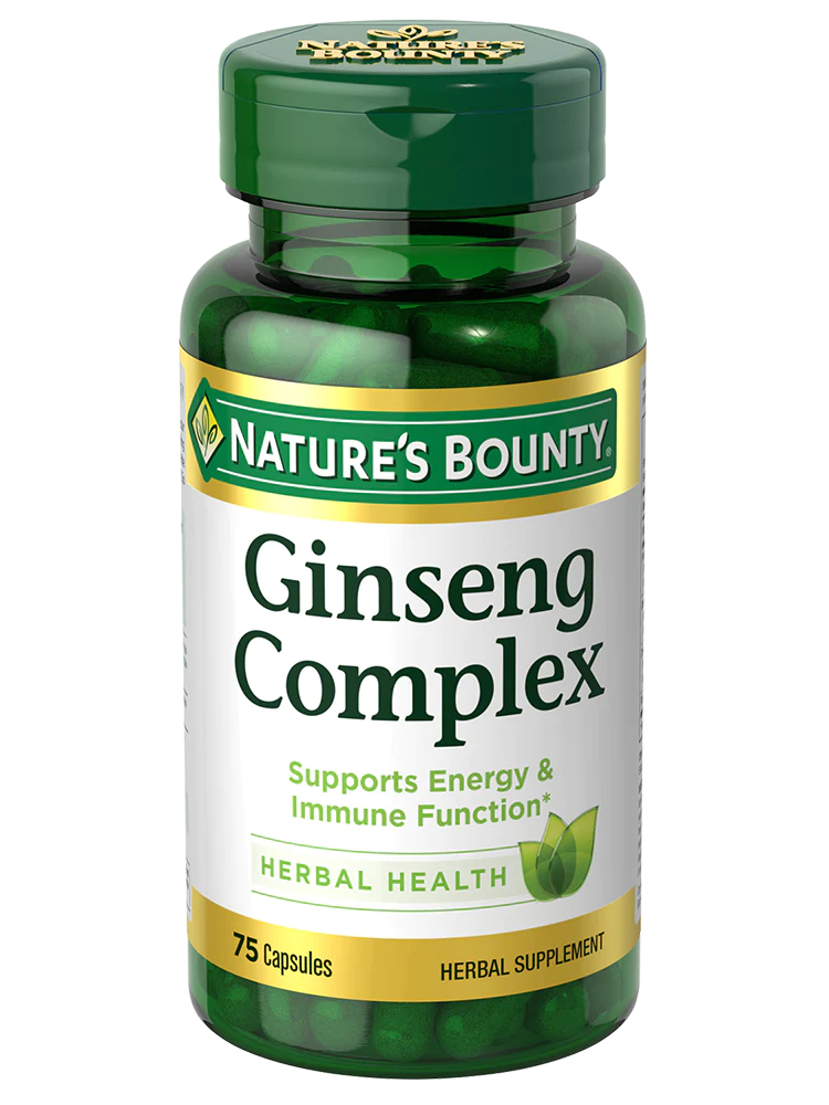 Nature's Bounty Ginseng Complex Capsules 75s