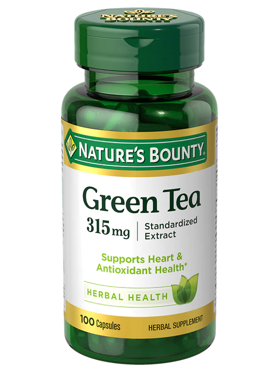 Nature's Bounty Green Tea 315mg Capsules 100s