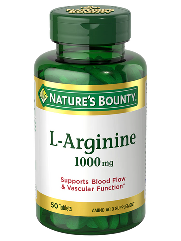 Nature's Bounty L Arginine 1000mg Tablets 50s