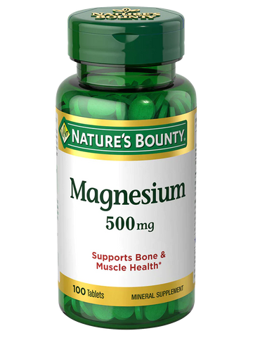 Nature's Bounty Magnesium 500mg Tablets 100s