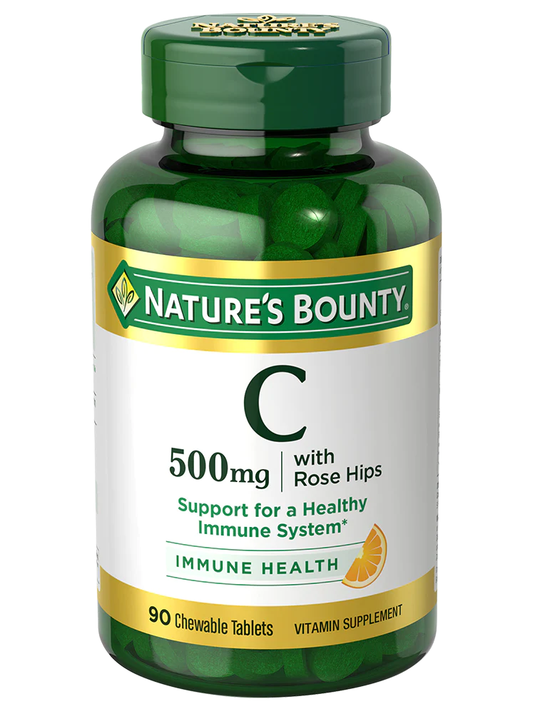 Nature's Bounty Vitamin C 500mg Tablets 90s