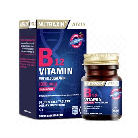 Nutraxin B12 Vitamin 1000mcg Tablets 60s