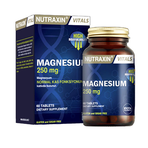 Nutraxin Magnesium 250mg Tablets 60s