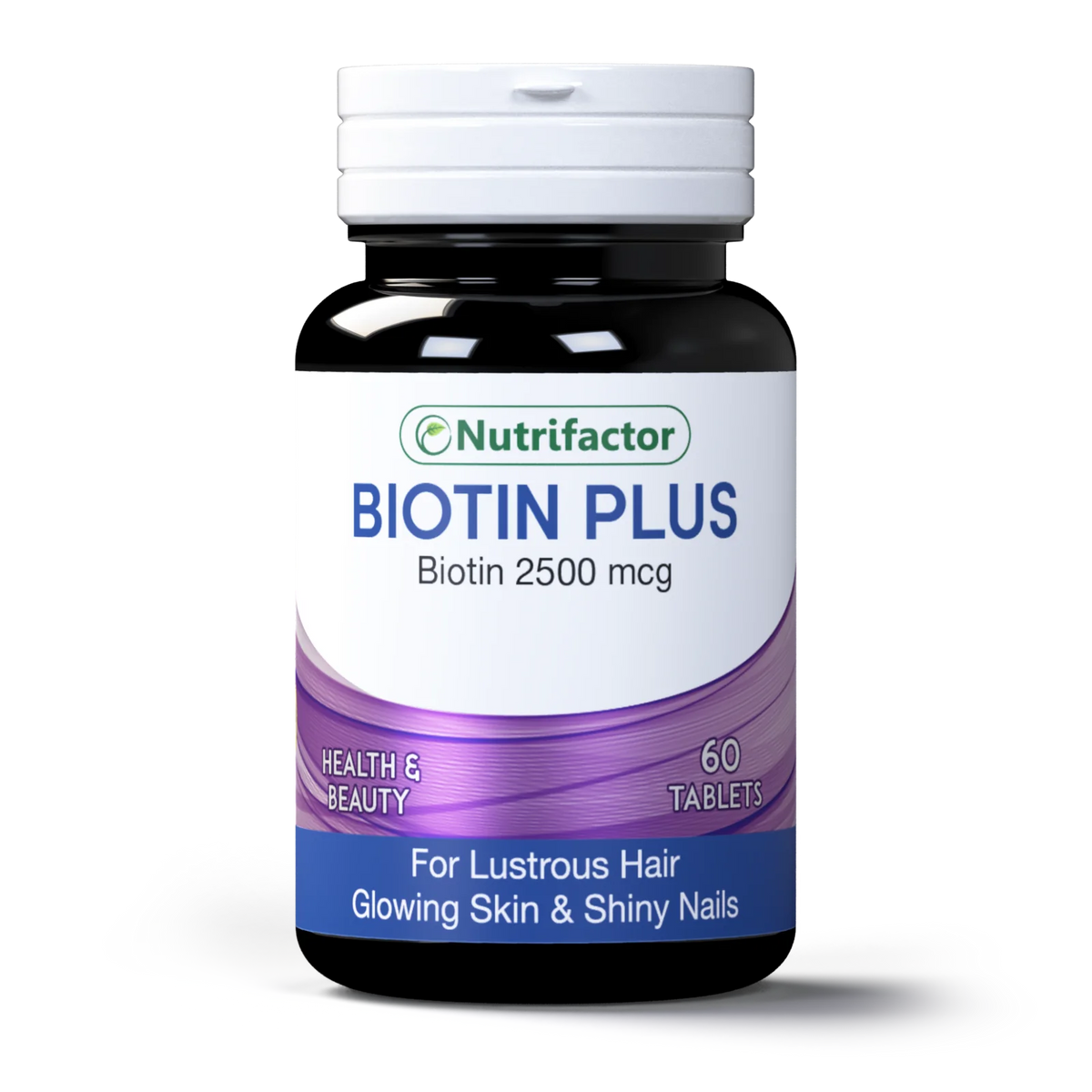 Nutrifactor Biotin Plus 2500mcg Tablets 60s