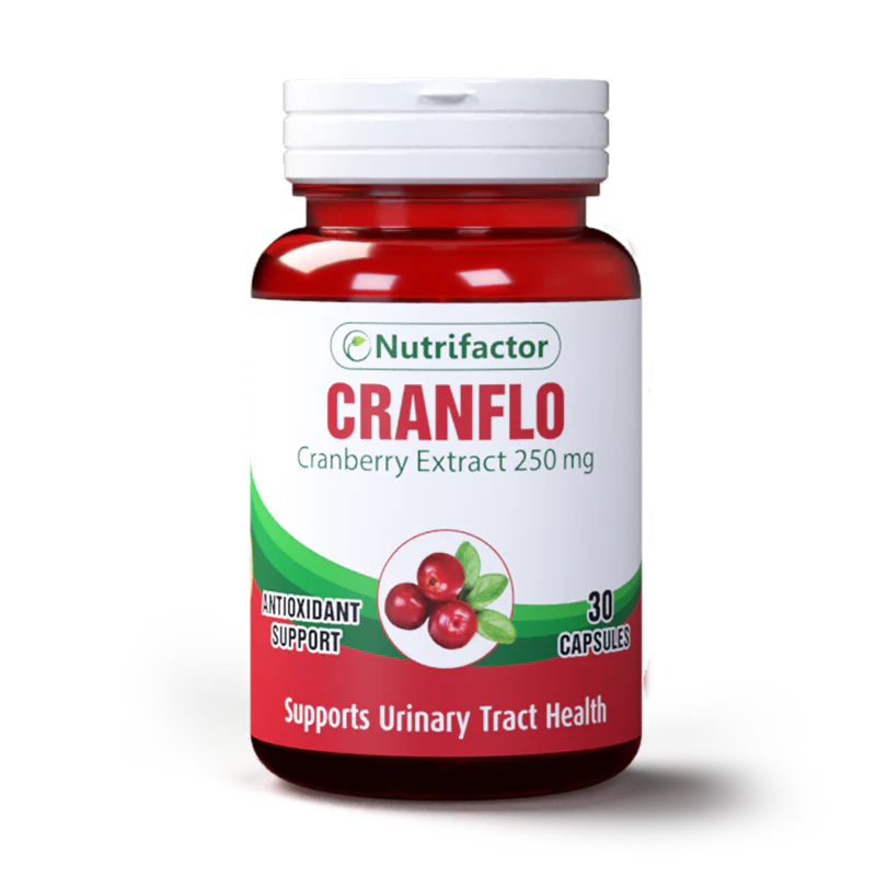 Nutrifactor Cranflo 250mg Capsules 30s