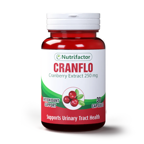 Nutrifactor Cranflo 250mg Capsules 30s