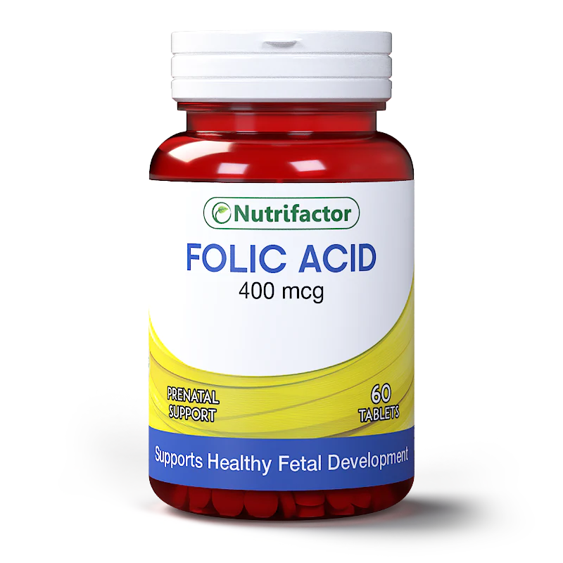 Nutrifactor Folic Acid 400mcg Tablets 60s