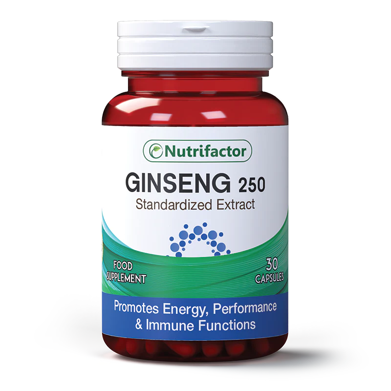 Nutrifactor Ginseng 250mg Capsules 30s