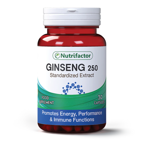 Nutrifactor Ginseng 250mg Capsules 30s