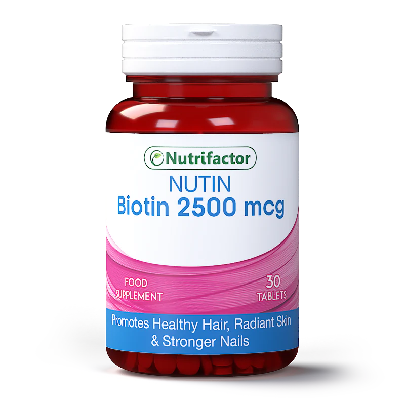 Nutrifactor Nutin Biotin 2500mcg Tablets 30s
