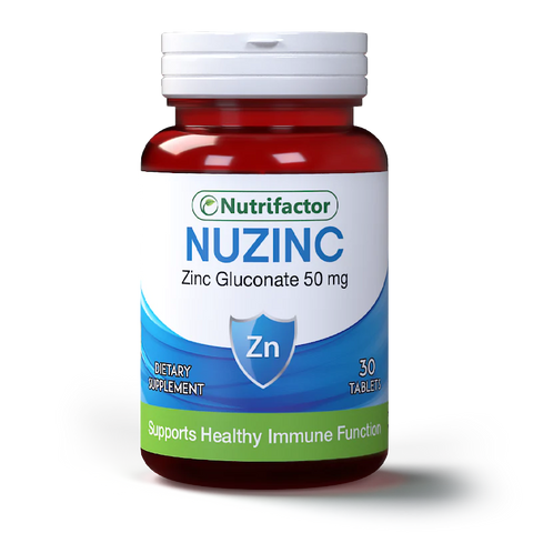 Nutrifactor Nuzinc 50mg Tablets 30s