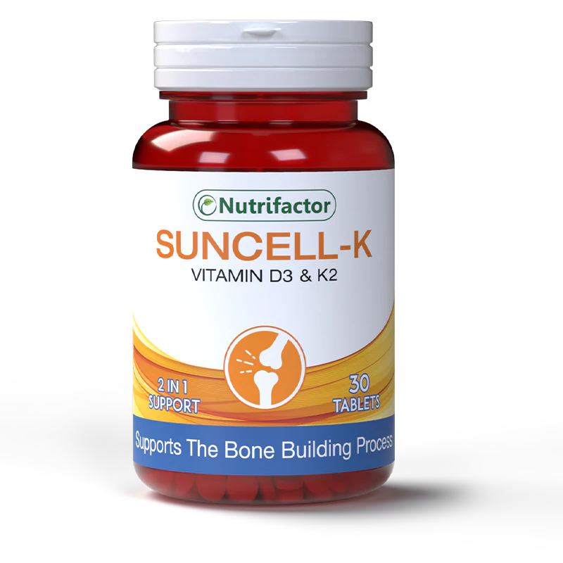 Nutrifactor Suncell-K Vitamin D3 & K2 Tablets 30s
