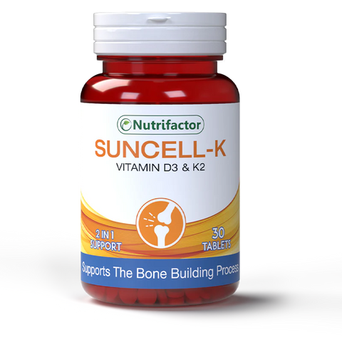 Nutrifactor Suncell-K Vitamin D3 & K2 Tablets 30s