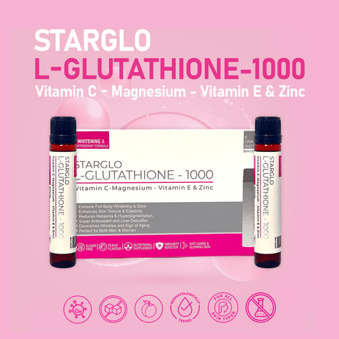 Petalez Starglo Shots (Glutathione) Pack of 6 Shots-30mL