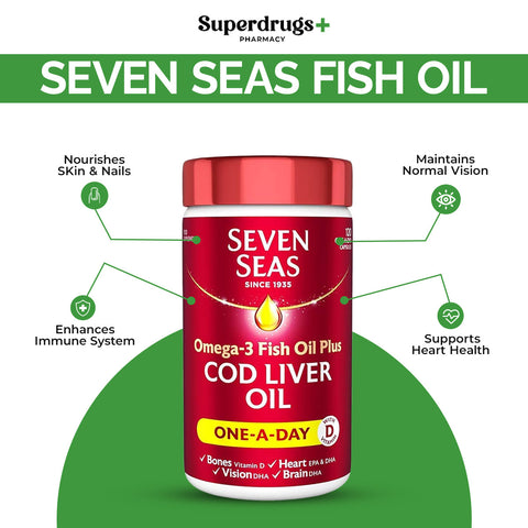Seven Seas Cod Liver Oil Capsules 120s