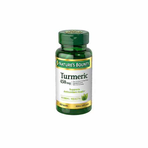 Nature's Bounty Turmeric 450mg Capsules 60s