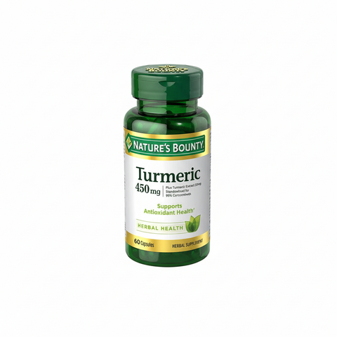 Nature's Bounty Turmeric 450mg Capsules 60s