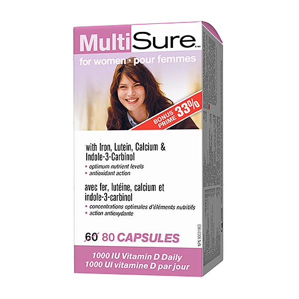 Webber Naturals Multisure For Women Capsules 80s