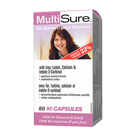 Webber Naturals Multisure For Women Capsules 80s