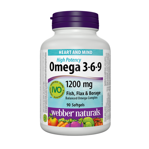 Webber Naturals Omega 3-6-9 1200mg Softgel 60s