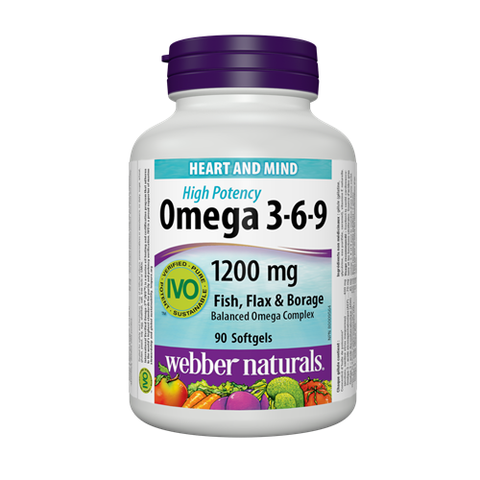 Webber Naturals Omega 3-6-9 1200mg Softgel 60s