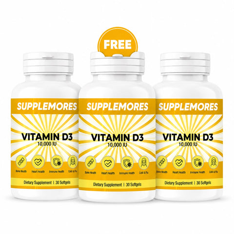 Vitamin D3 10,000 IU (3 Packs)