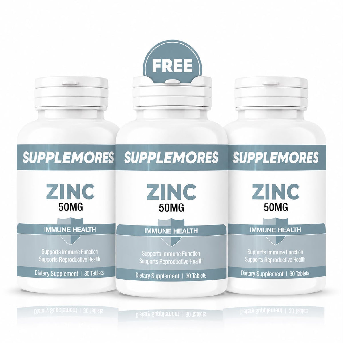 Zinc 50mg (3 Packs)