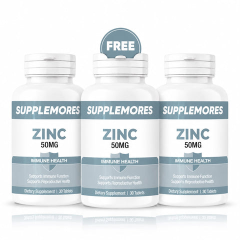 Zinc 50mg (3 Packs)