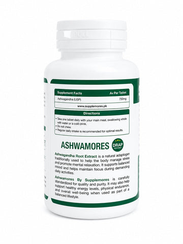 Ashwagandha Root Extract 750mg (30 Tablets)