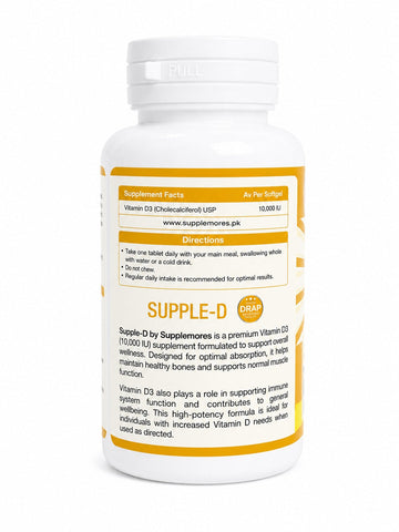 Vitamin D3 10,000 IU (30 Softgels)