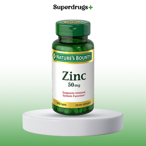 Nature's Bounty Zinc 50mg Caplets 100s