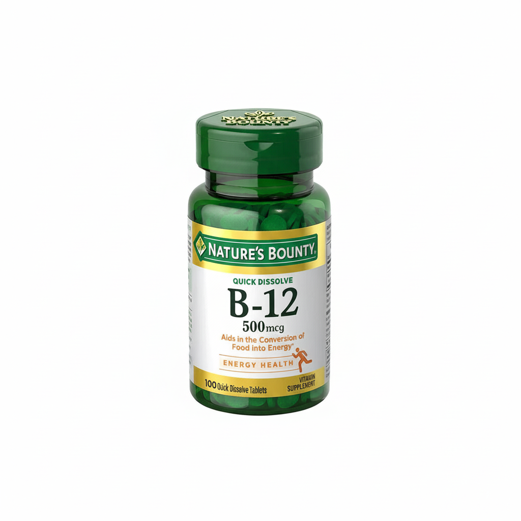 Nature's Bounty B-12 500mcg Tablets 100s
