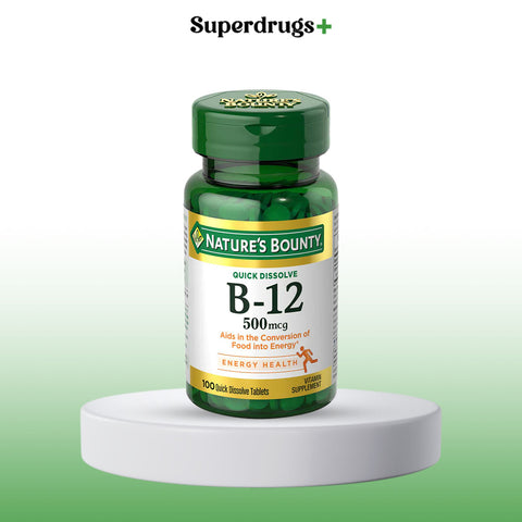 Nature's Bounty B-12 500mcg Tablets 100s